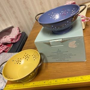 Partylite colander tea light pair. Never used.
